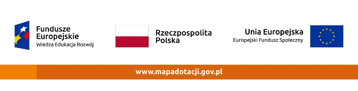 Zdjecie logotypow Unijnych z projektu mapadotacji.gov.pl - Medycyna Pogorzelscy